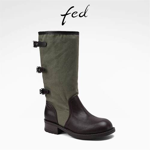 fed游牧工装26秋冬真皮拼
