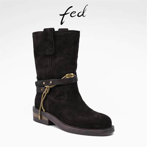 fed波西游牧26秋冬真皮绒