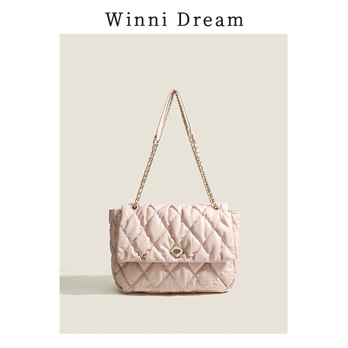 Цепь, сумка через плечо, сумка подмышку, универсальная вместительная и большая небольшая сумка, изысканный стиль, в стиле Шанель