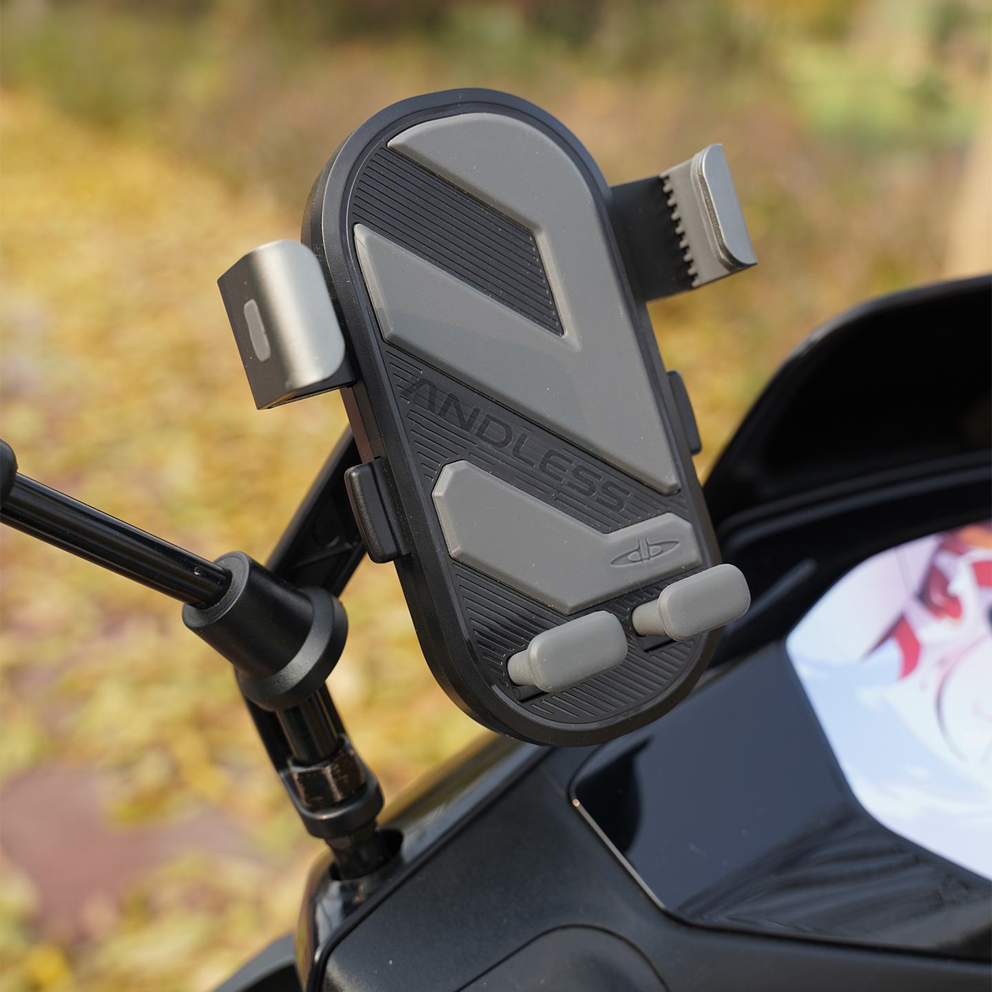 适用小牛电动车镜座款手机支架