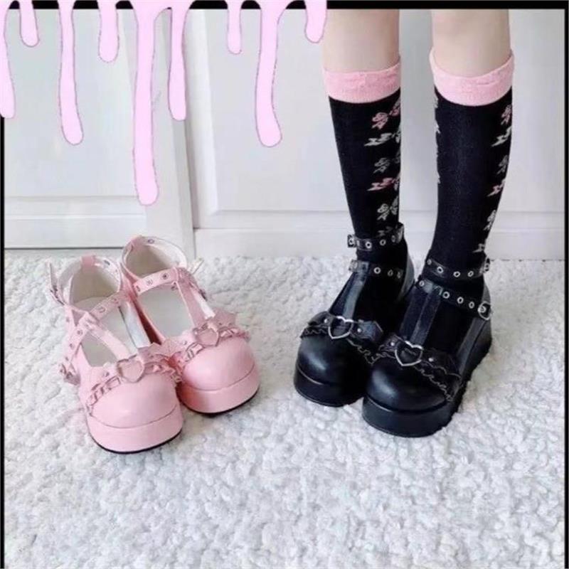 日系洛丽塔loita厚底女鞋