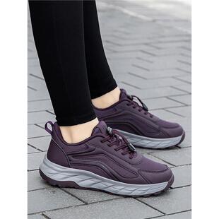 老北京布鞋 老人鞋 大脚骨防滑爸爸健步鞋 女秋季 女 中老年妈妈运动鞋