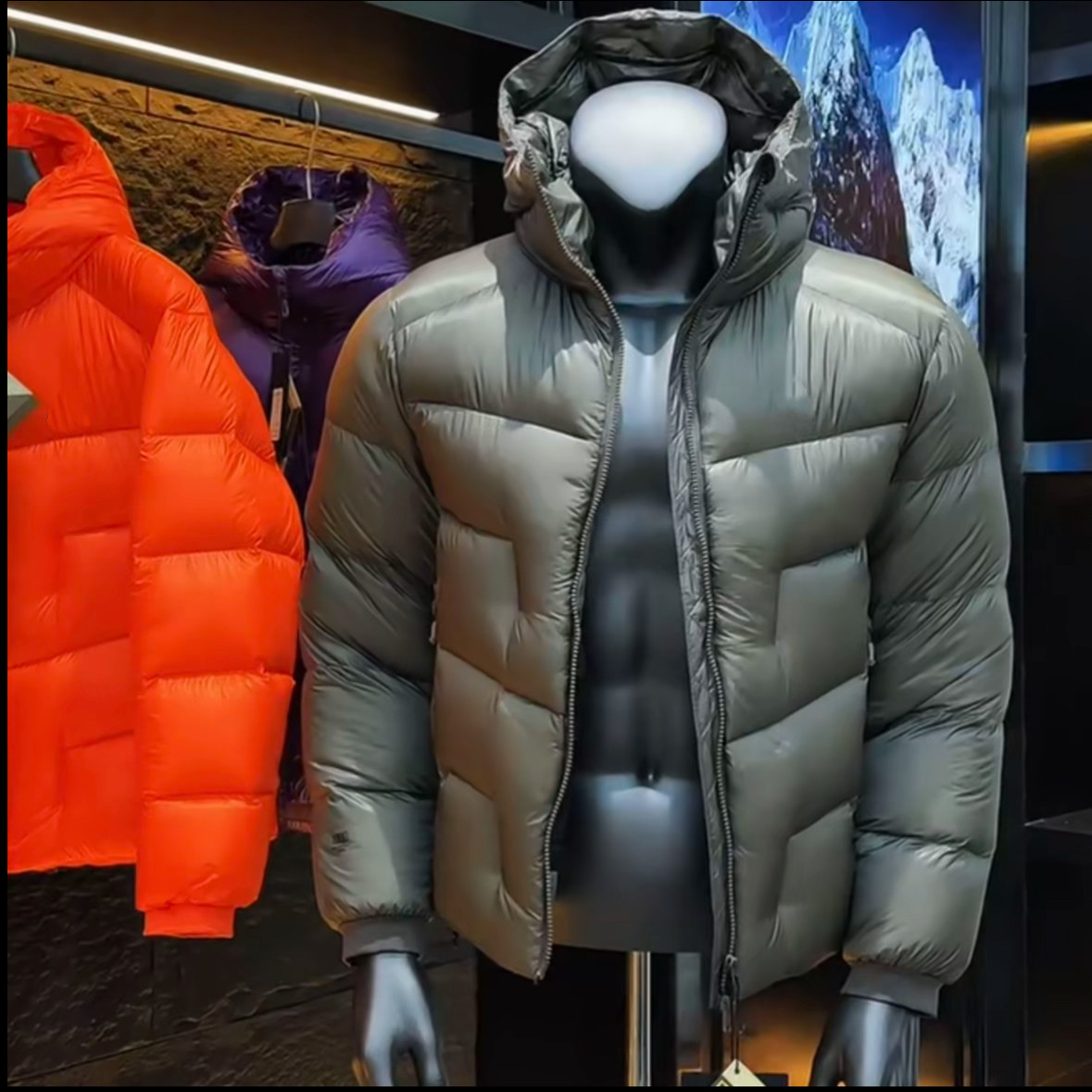 国标白鸭绒太阳5000GT轻量化保暖外套户外羽绒服男女同款爆款