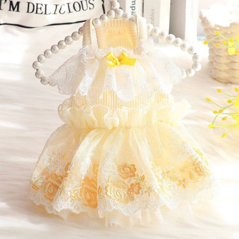 3628刺绣薄款泰迪小型猫咪犬婚纱宠物狗狗衣服春夏公主裙,宠物/宠物食品及用品,狗宠物服装/雨衣,淘宝优惠券,粉丝福利购,淘宝优惠卷