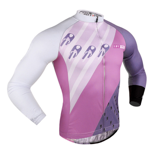 LIFETONE利弗顿骑行服抓绒长袖骑车服自行车服装加厚防风保暖男款