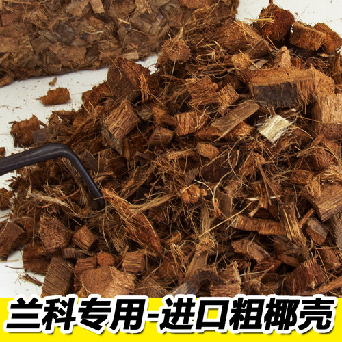 通用进口粗椰壳兰花专用爬宠垫材