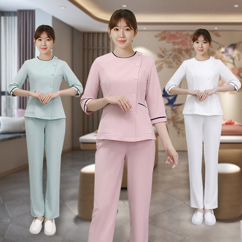 韩版夏季新款整形口腔医院护美容院技师护理育婴师护工工服女套装