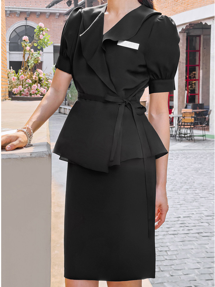 FOOT BATH TECHNICIAN OVERALLS SHIRTS HEALTH MASSAGE CLUBS HIGH-END BEAUTY SALONS CONSULTATION FRONT DESK FASHION UNIFORMS SETS