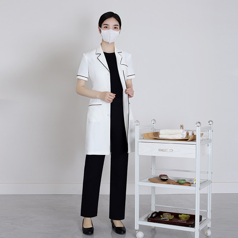 整形医院女医生工作服白大褂中长款实验室口腔医院门诊诊所医师服