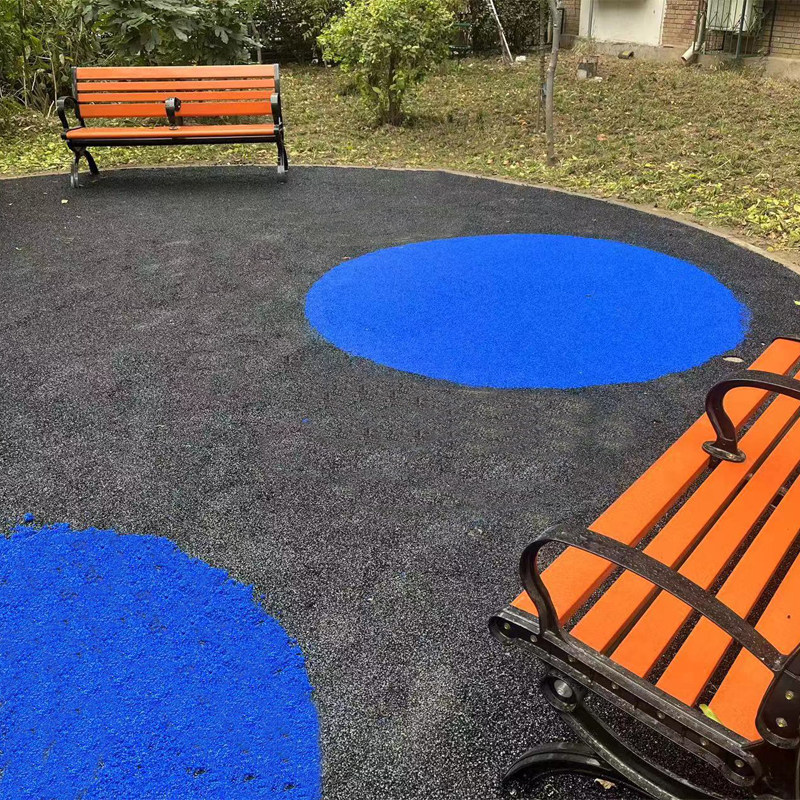塑胶彩色颗粒EPDM幼儿园跑道室外篮球场地坪地面材料 一袋25公斤