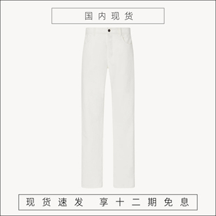 【国内现货】秋季白色row高腰直筒牛仔裤女宽松纯色休闲阔腿裤子