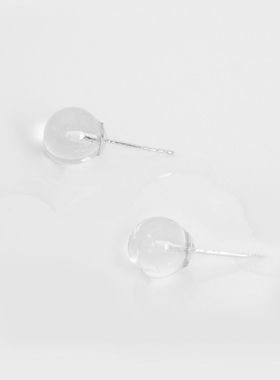 LFLM简约百搭透明气质时尚耳钉女2025新款耳环小众设计高级感耳饰