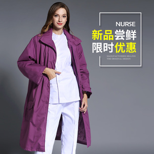 护士棉衣女冬季值班棉服男医生羽绒马甲防寒服毛衣外套棉袄