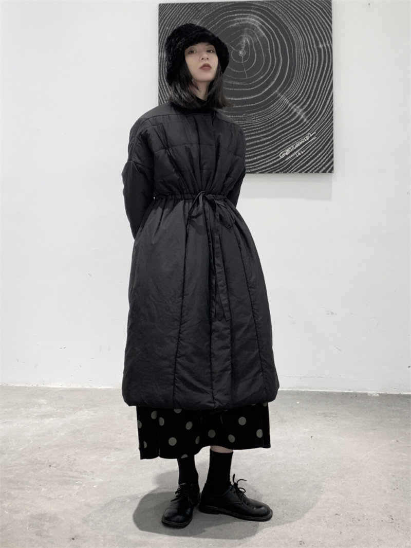 19021P165暗黑羽绒棉服中长款保暖加厚,商品下架区,钱塘801（原钱塘901）