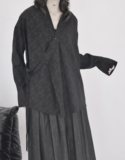 C009P75日系衬衫女宽松绑带，女装衬衫，钱塘801（原钱塘901）