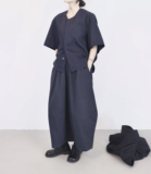 设计感山本日系圆领短袖衬衫女宽松显瘦百搭休闲衬衣2025春夏新款，女装衬衫，钱塘801（原钱塘901）
