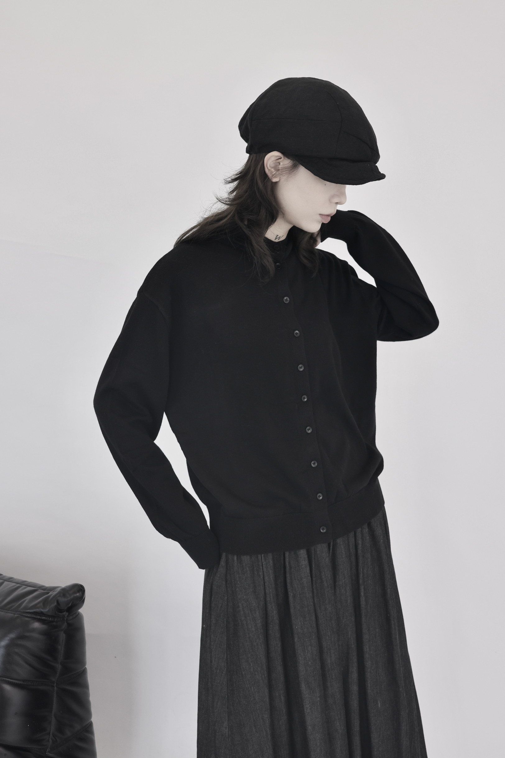 37096P79毛衣开衫女宽松日系图片