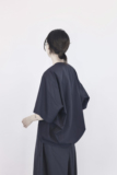 设计感山本日系圆领短袖衬衫女宽松显瘦百搭休闲衬衣2025春夏新款，女装衬衫，钱塘801（原钱塘901）