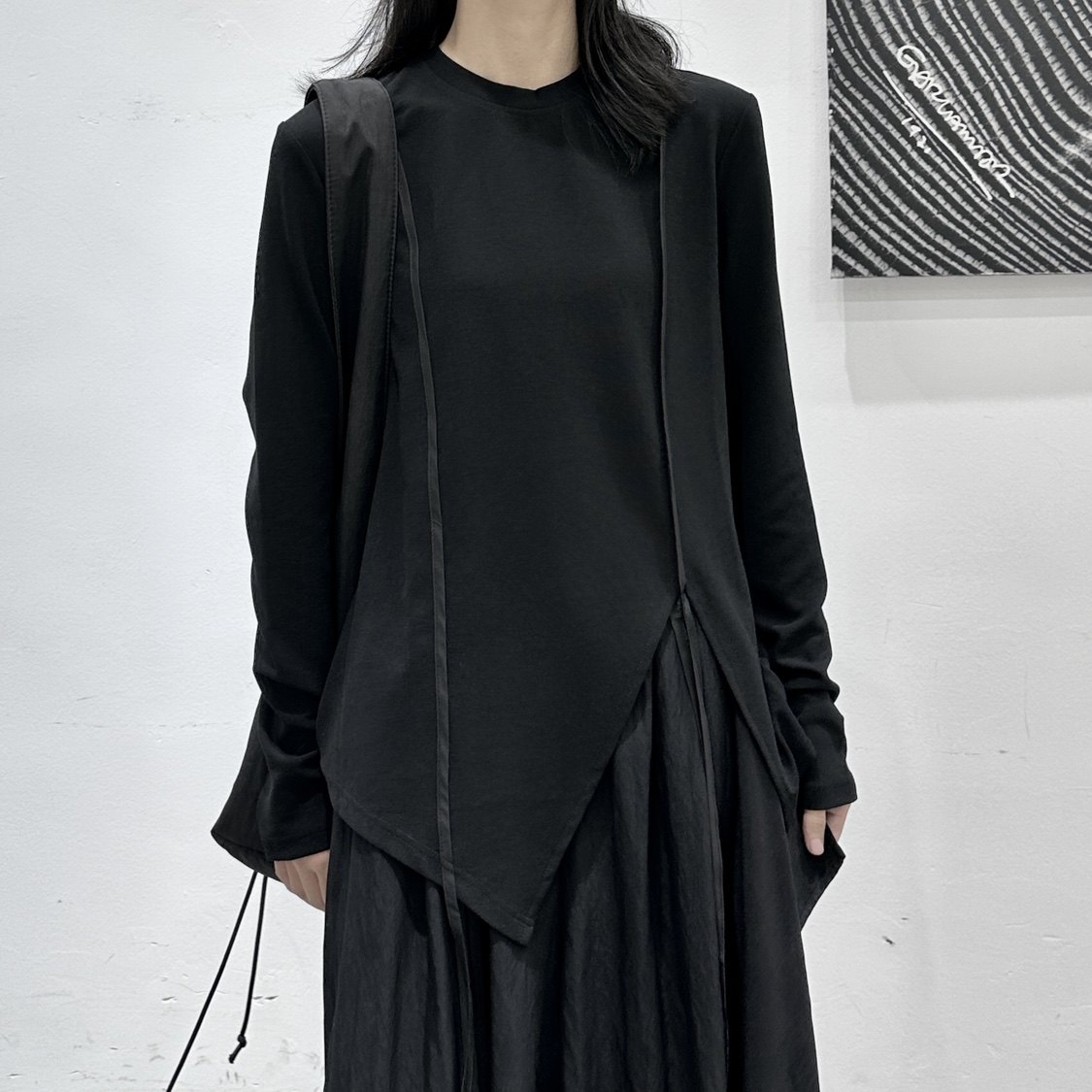 3027P50设计款长袖T恤女秋季新款图片