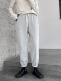3039P65加绒运动裤女收口冬季加厚加绒，女装休闲裤，钱塘801（原钱塘901）