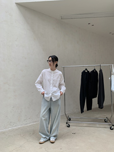 6002P105牛仔裤女 拖地裤图片