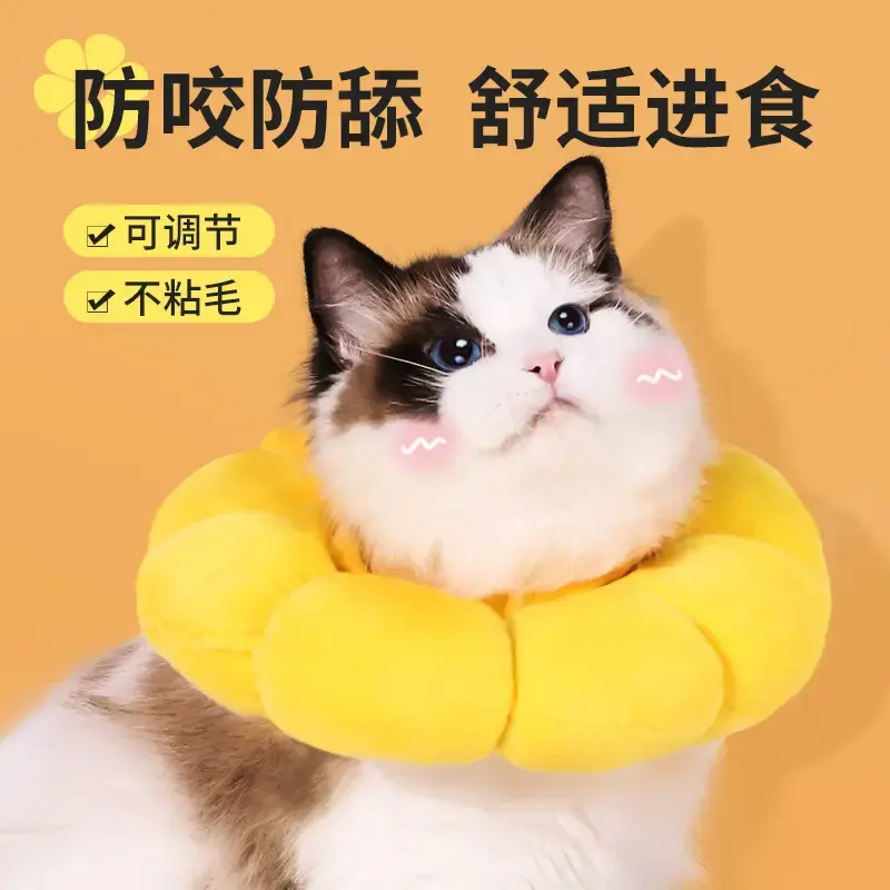 伊丽莎白圈猫绝育项圈防舔除跳蚤猫咪耻辱脖套颈圈头套宠物用品狗