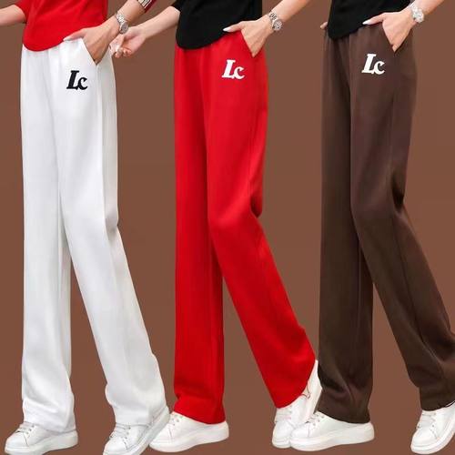 新款广场舞裤子女棉加厚直筒裤运动体操跳曳步舞蹈秋冬表演长裤女