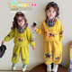 女童春季 童装 春秋款 2026年新款 不开裆孩子湖州棉类套装 宝宝黄色绿