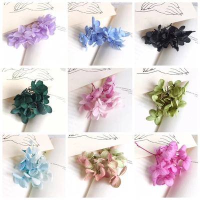 永生花木绣球1～1.5g中叶花瓣diy手工花材国产a级玻璃罩装饰花