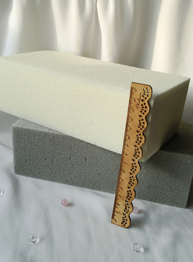 高密度干花泥白色灰色海绵永生花插花软装布置泡沫板diy不可泡水