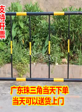 加厚镀锌管铁马市政公路交通安全隔离栏道路移动护栏工地施工围挡