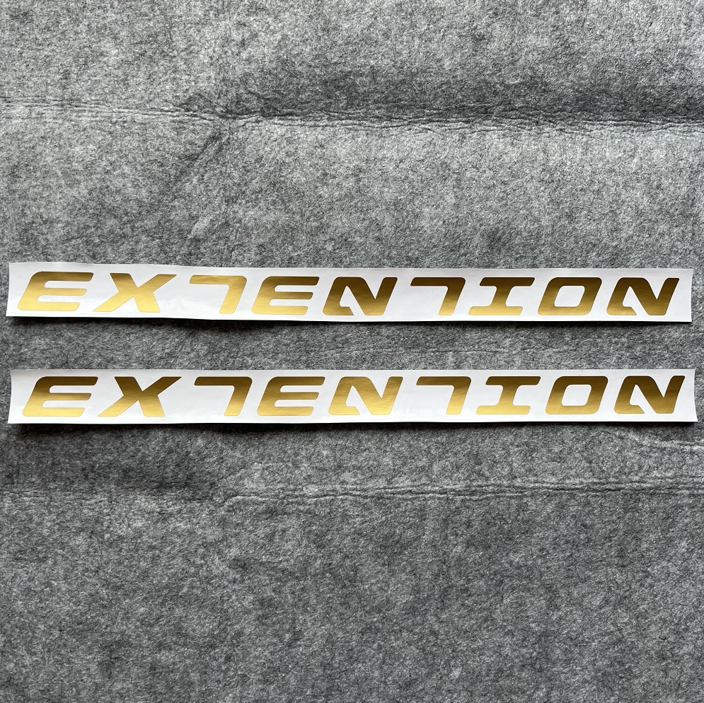 확장 스트리트 클라이밍 자전거 사이드 마크 로고 색상 변경 스티커 커버 DIY 스티커
