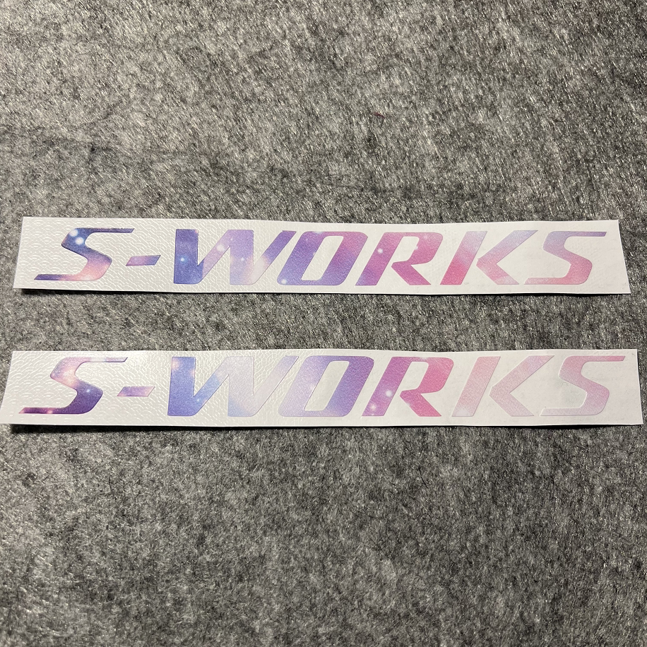 S-WORKS 라이트닝 마운틴 로드 프레임 색상 변경 스티커 데칼 커버 로고