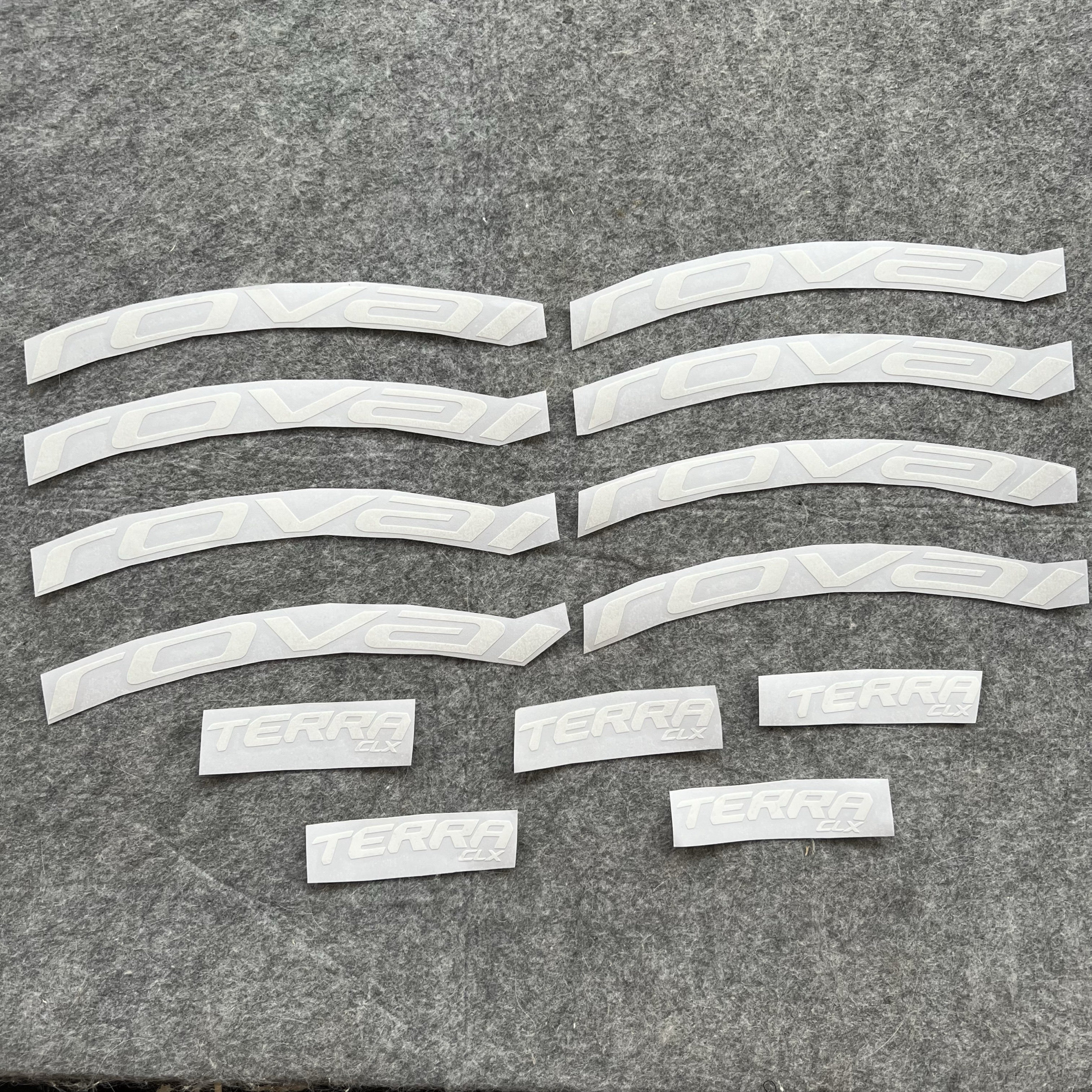 LIGHTNING ROVAL TERRA 휠 세트 스티커 도로 자동차 스티커 카본 나이프 림 림 사용자 정의