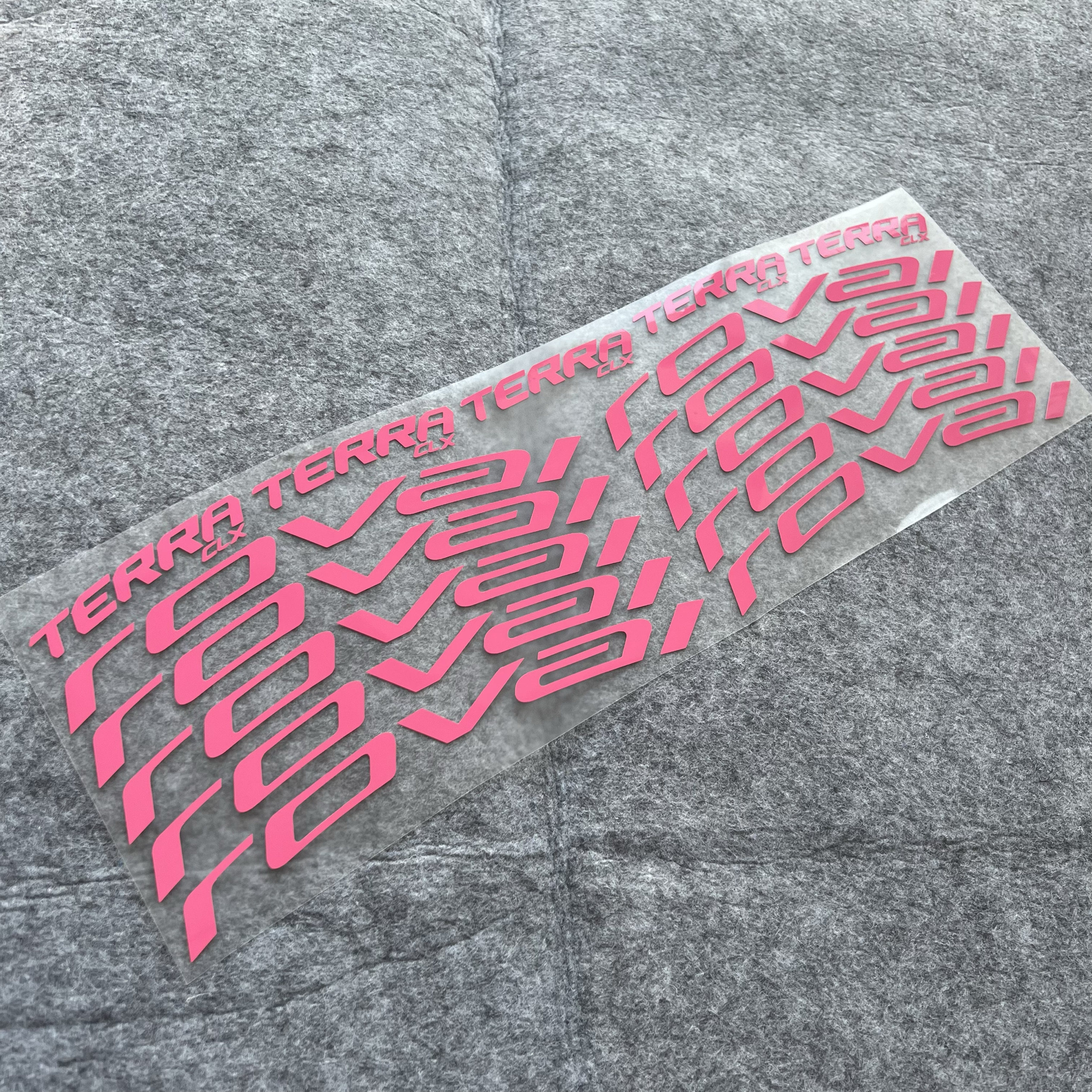 LIGHTNING ROVAL TERRA 휠 세트 스티커 도로 자동차 스티커 카본 나이프 림 림 사용자 정의