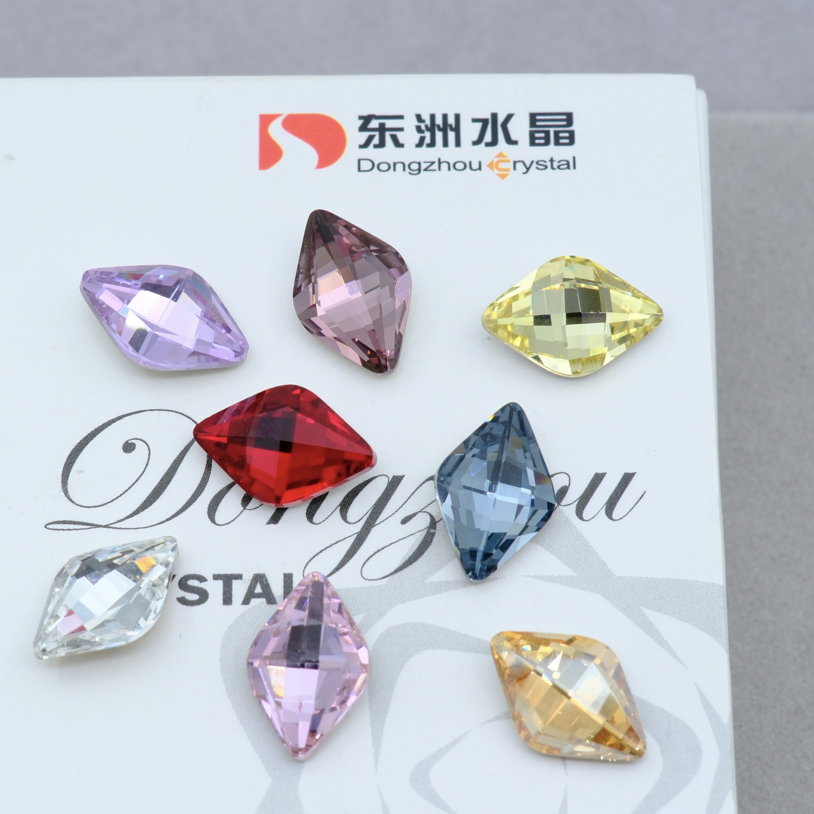 东洲水晶橄榄球14x9mm梭子DIY