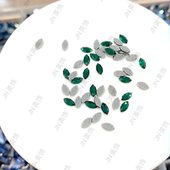 网红美甲钻华子正品 2200小小马眼烫底异型钻超闪亮DIY服装 饰品