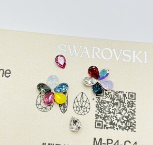 施华花式石4320胖水滴6x4mmDIY饰品配饰奥地利进口正品华子服饰