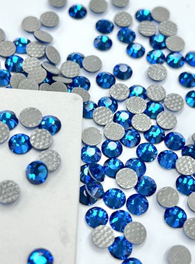 捷克宝仕奥莎烫圆60310深蓝烫底DIY美甲饰贴钻正品奢华水晶圆钻