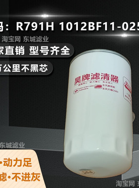 R791H 1012BF11-02500适配天锦风神1012010-E8100 机油滤芯LF3970