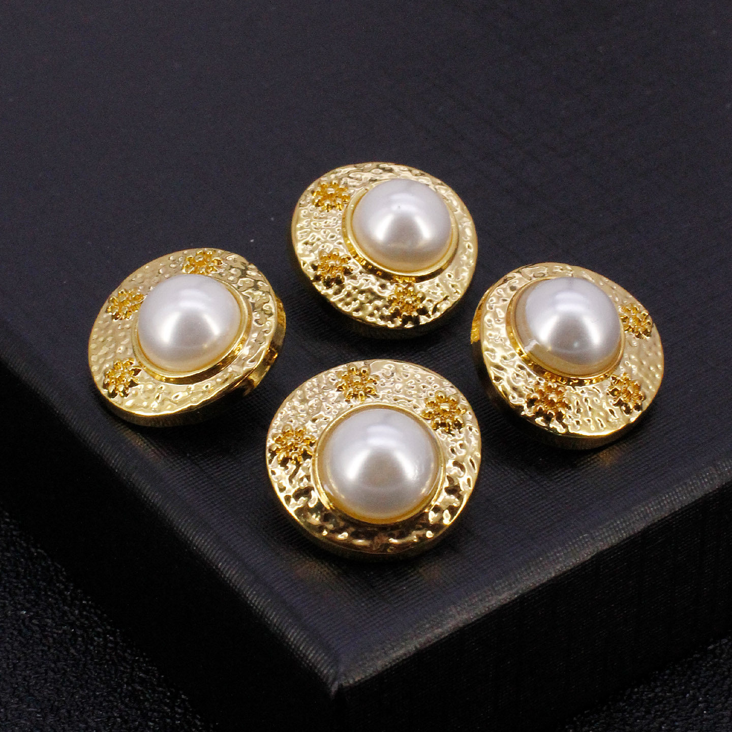 新中式国风金属珍珠圆形纽扣高档复古百搭西装外套扣子毛衣装饰扣,居家布艺,纽扣,淘宝优惠券,粉丝福利购,淘宝优惠卷