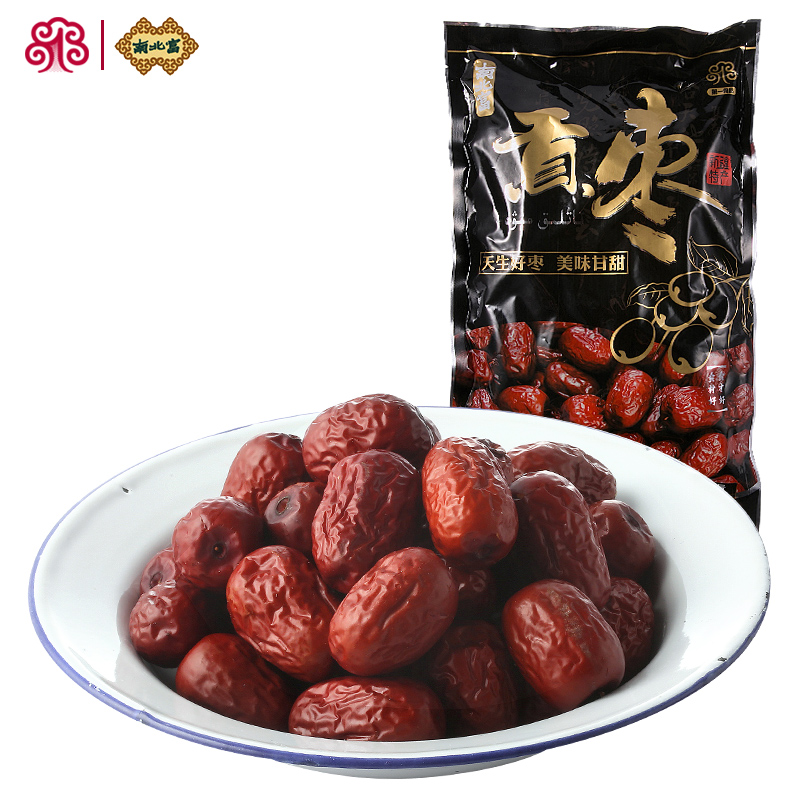 南北富贡枣新疆特产红枣袋装500g干枣子红枣干果清洗后即食,零食/坚果/特产,枣类制品,淘宝优惠券,粉丝福利购,淘宝优惠卷