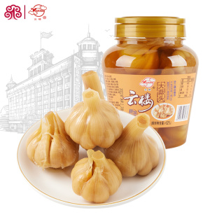 酱汁蒜头糖醋大蒜酱菜腌制下饭菜 云楼大蒜头980g罐装 一店酱菜