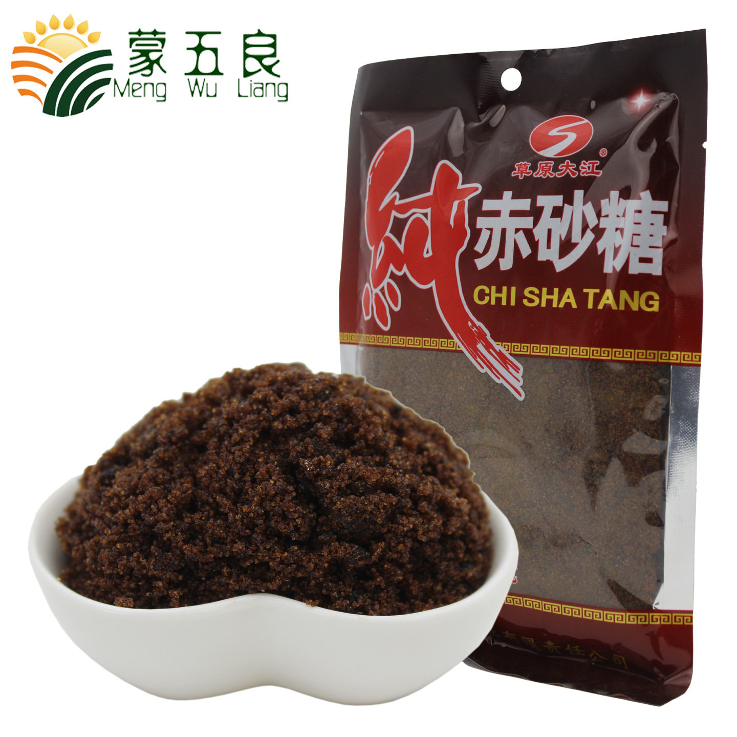 草原大江甘蔗赤砂糖300g/袋传统工艺熬制家庭版赤糖红糖调色面点