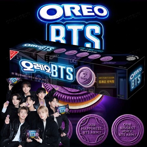 BTS联名OREO奥利奥奶油夹心饼干