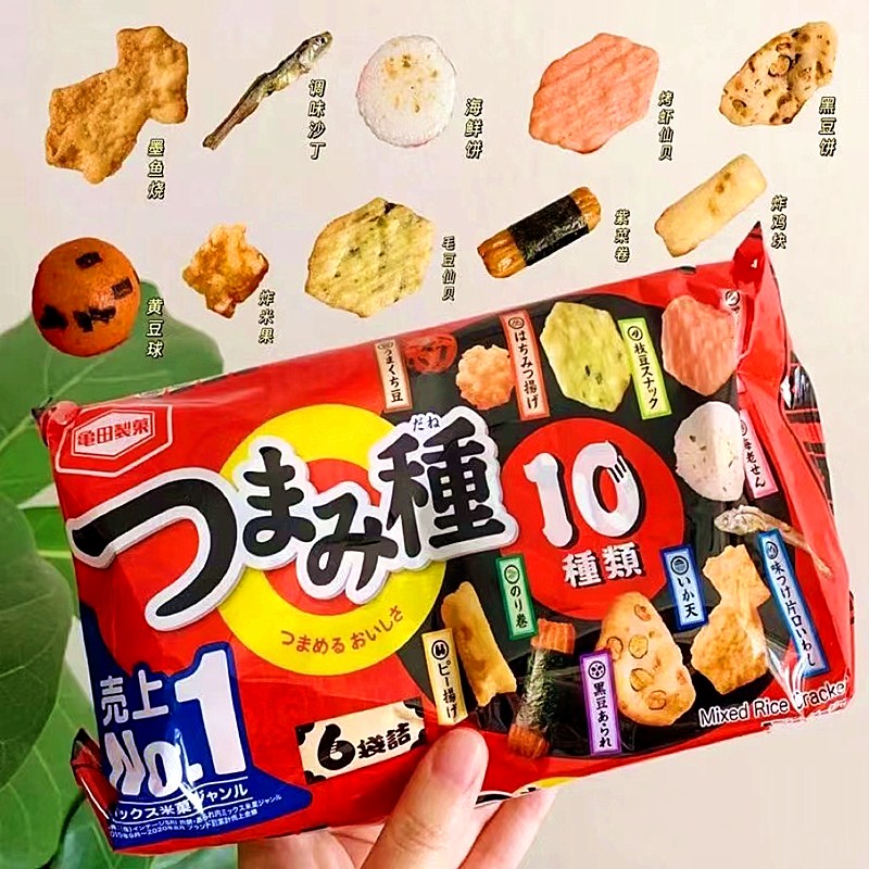 龟田制果混合味花生零食