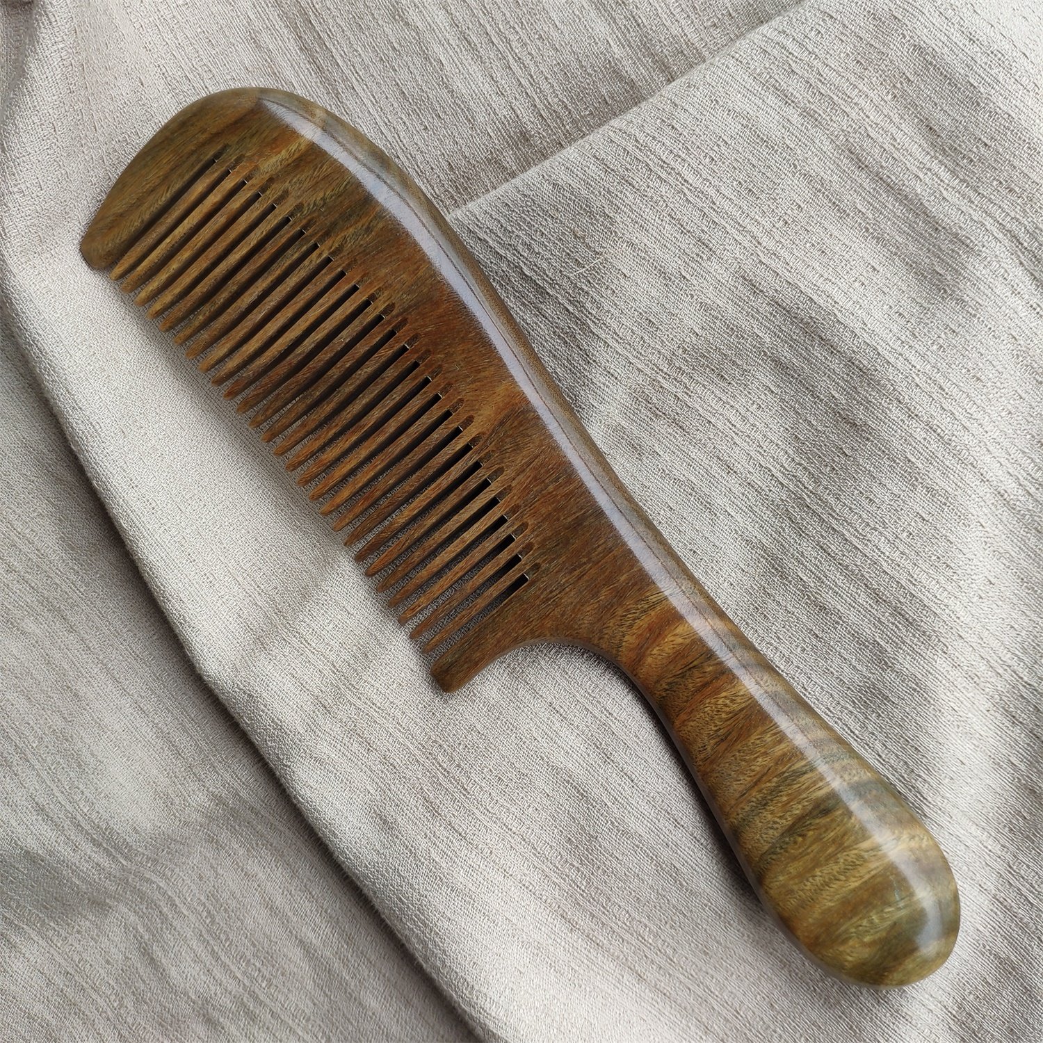 丑木木老绿檀木梳子中油性直发大密齿玉檀男女脱发静电防家用按摩,特色手工艺,梳篦,淘宝优惠券,粉丝福利购,淘宝优惠卷