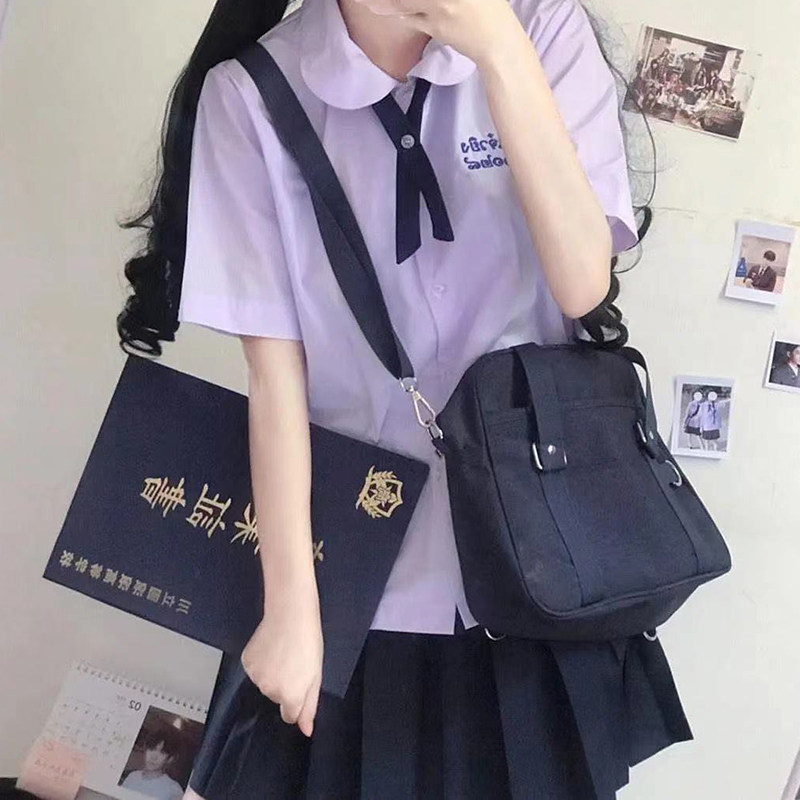 大码200斤女装大佬jk制服套装伪娘衣服cosplay用品衬衫泰国校服