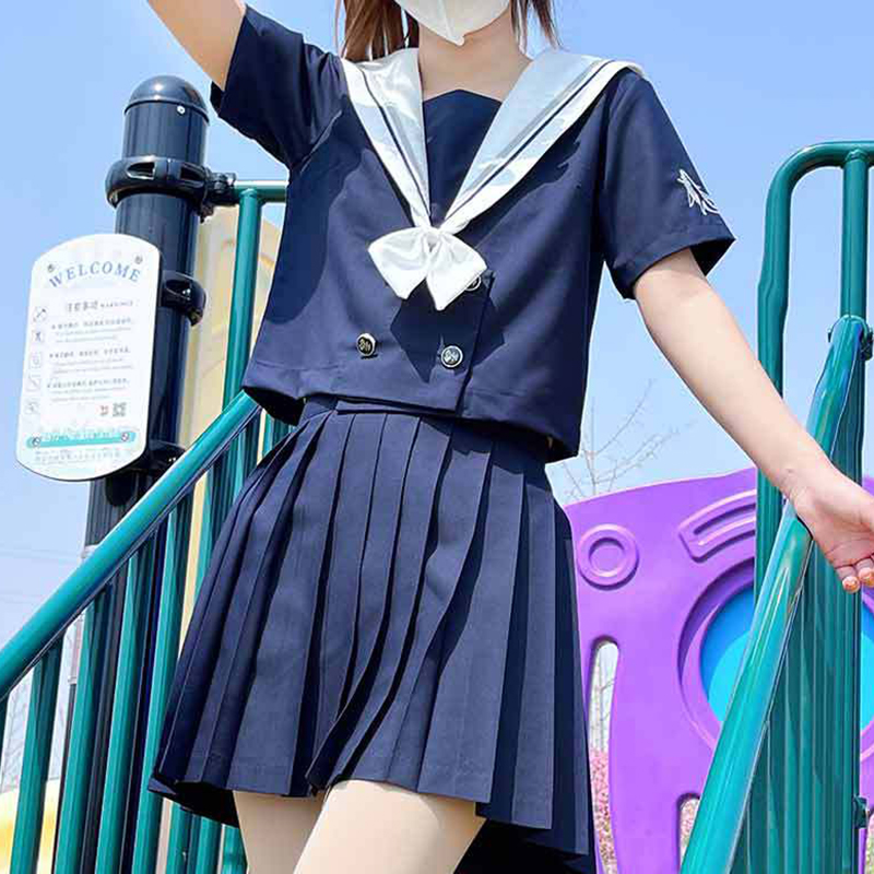 百褶裙校服班服水手服学院