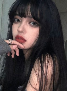 网红伪娘假发全头刘海气质女装